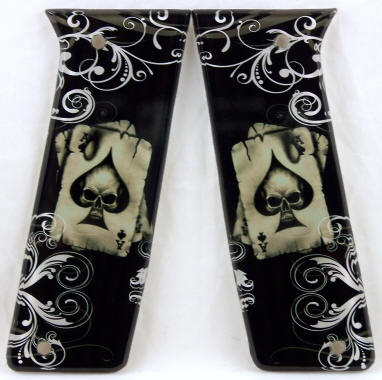 Ace Death Card featured on Empire AXE Paintball Marker Grips