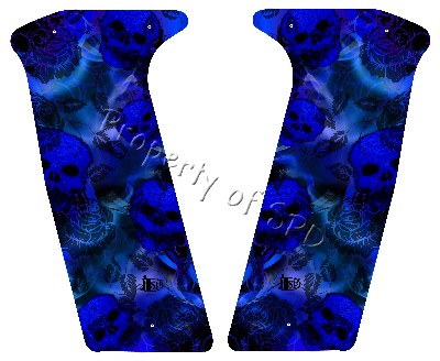 RIP Blue featured on Planet Eclipse Ego 07 08 GEO Etek 3&4 Paintball Grips